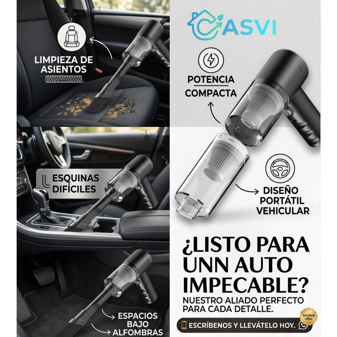 Aspiradora de mano 3 en 1