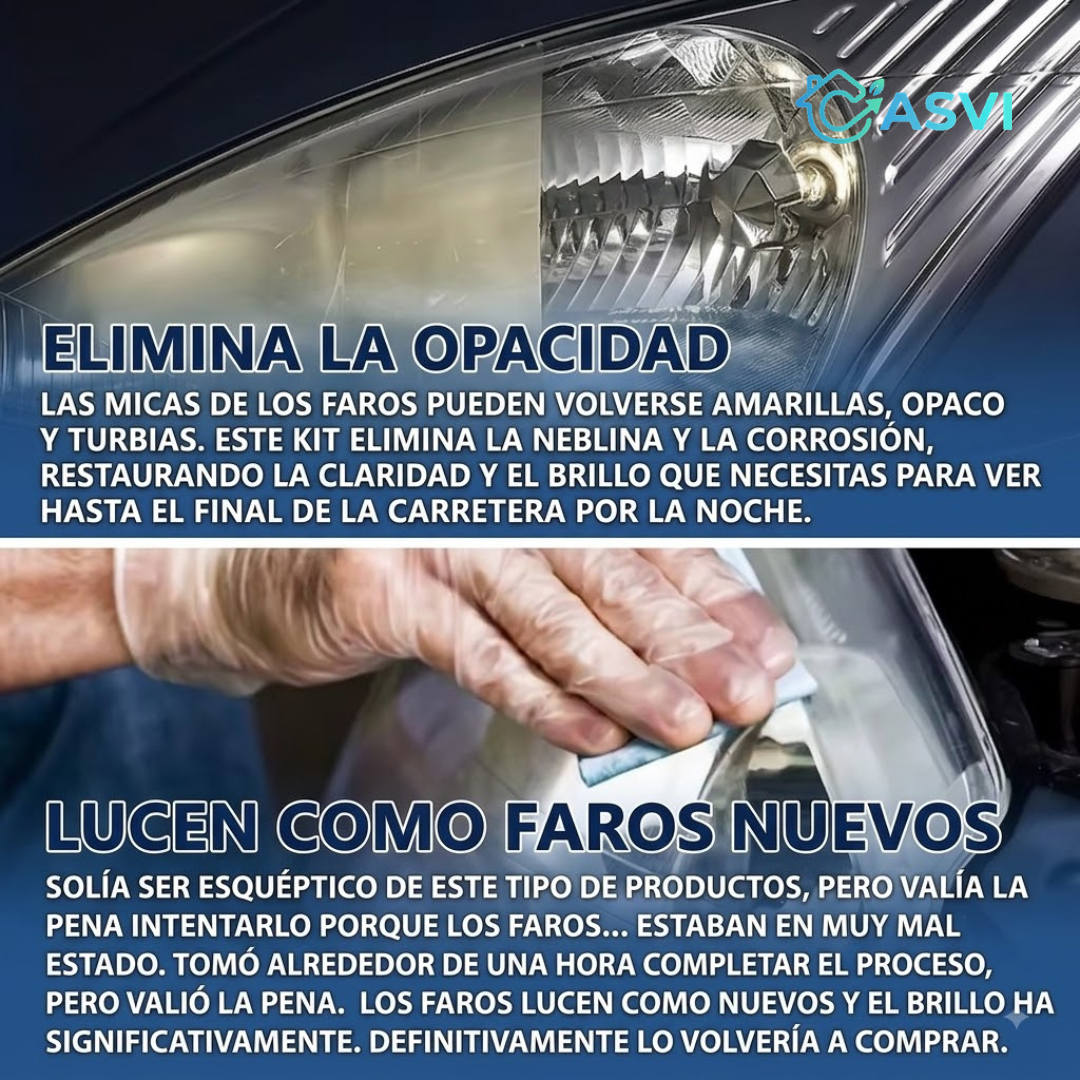 Restaurador de faros para taladro